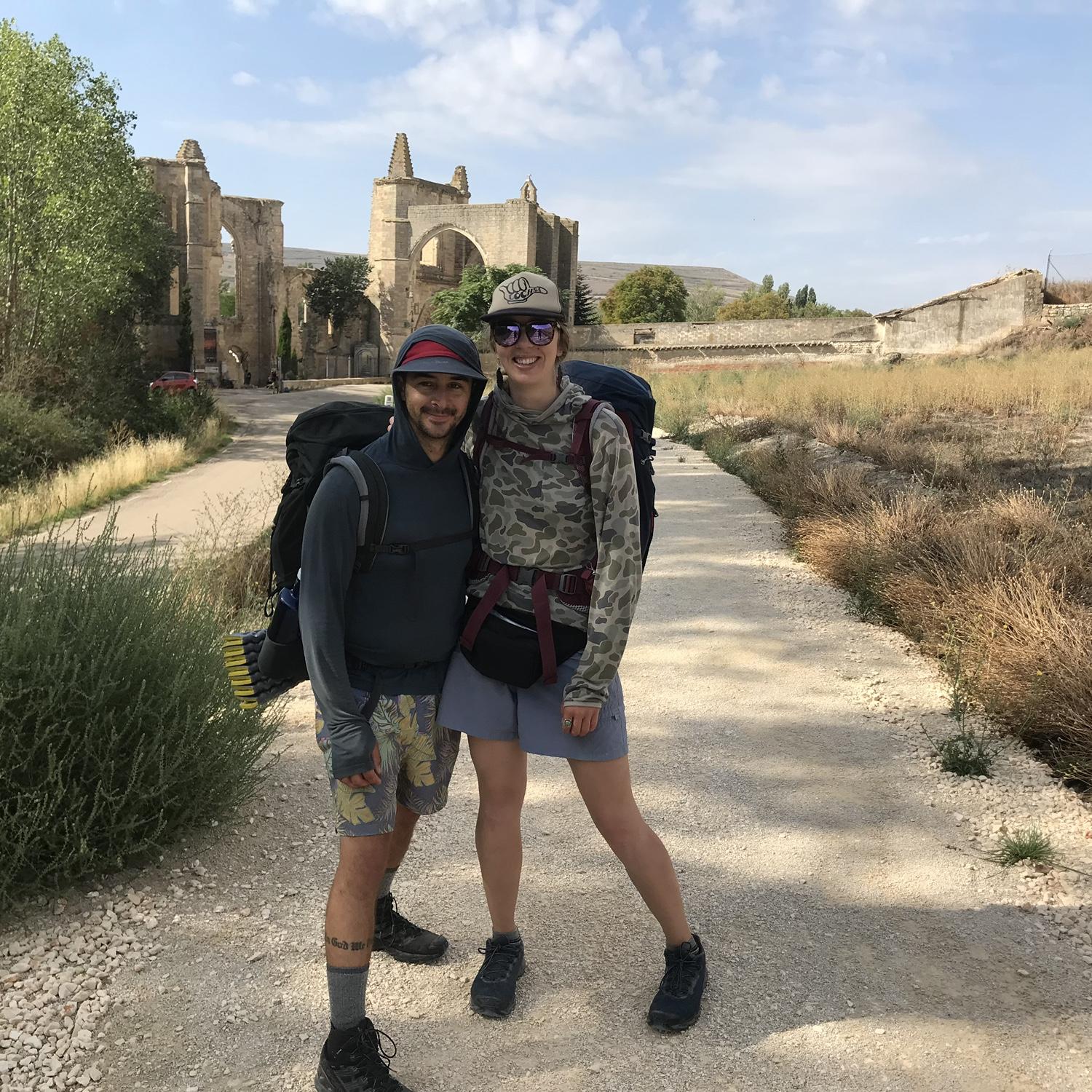 Will and Mishael hiking the Camino de Santiago in Spain fall of 2023.