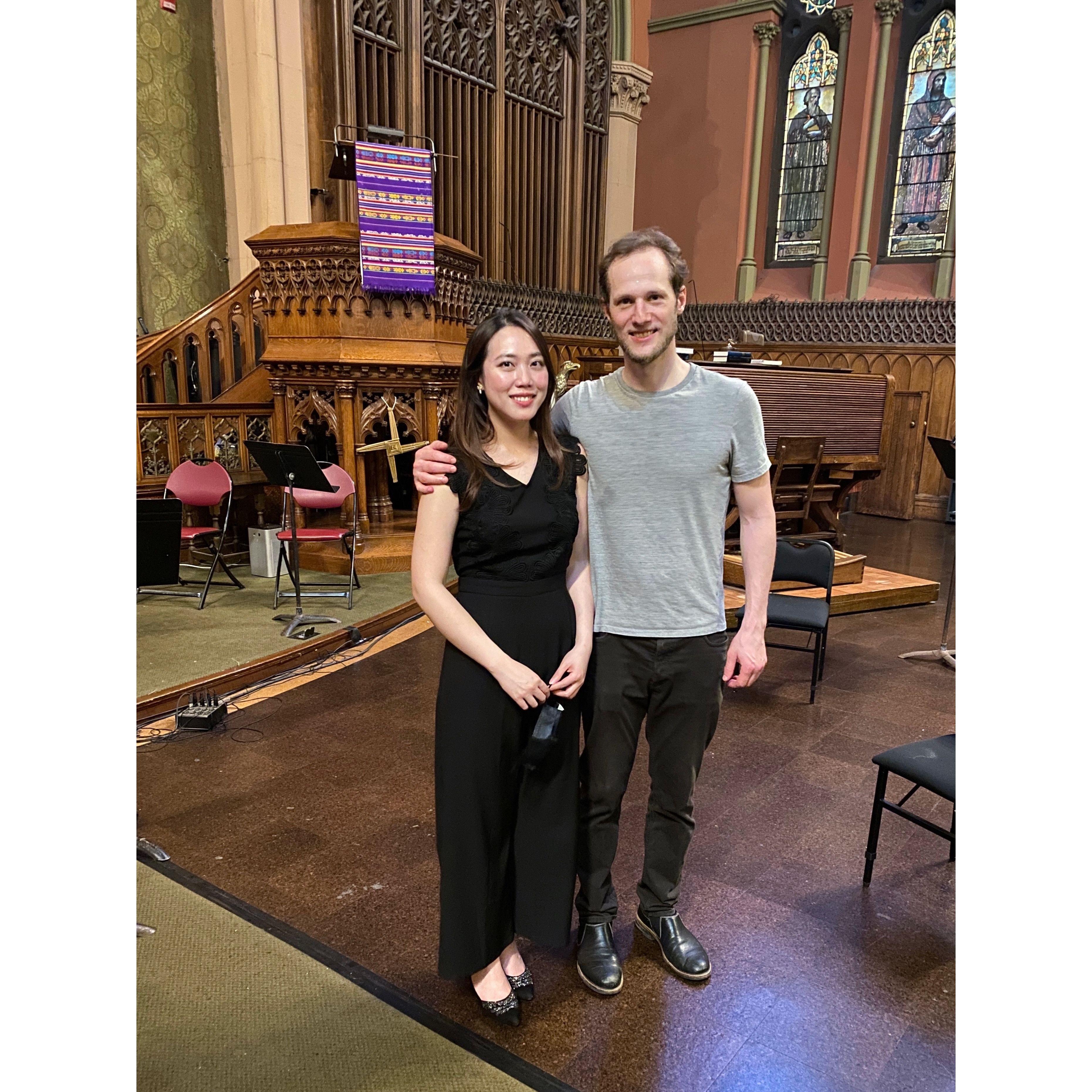 May 28th, 2022, Sebastian's Cello Concerto concert