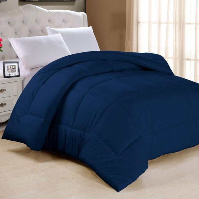 Down Alternative King Comforter in Navy
