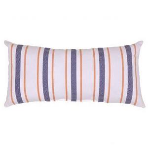 Outdoor Throw Pillow Lumbar - Blue/Orange Stripe - Threshold™