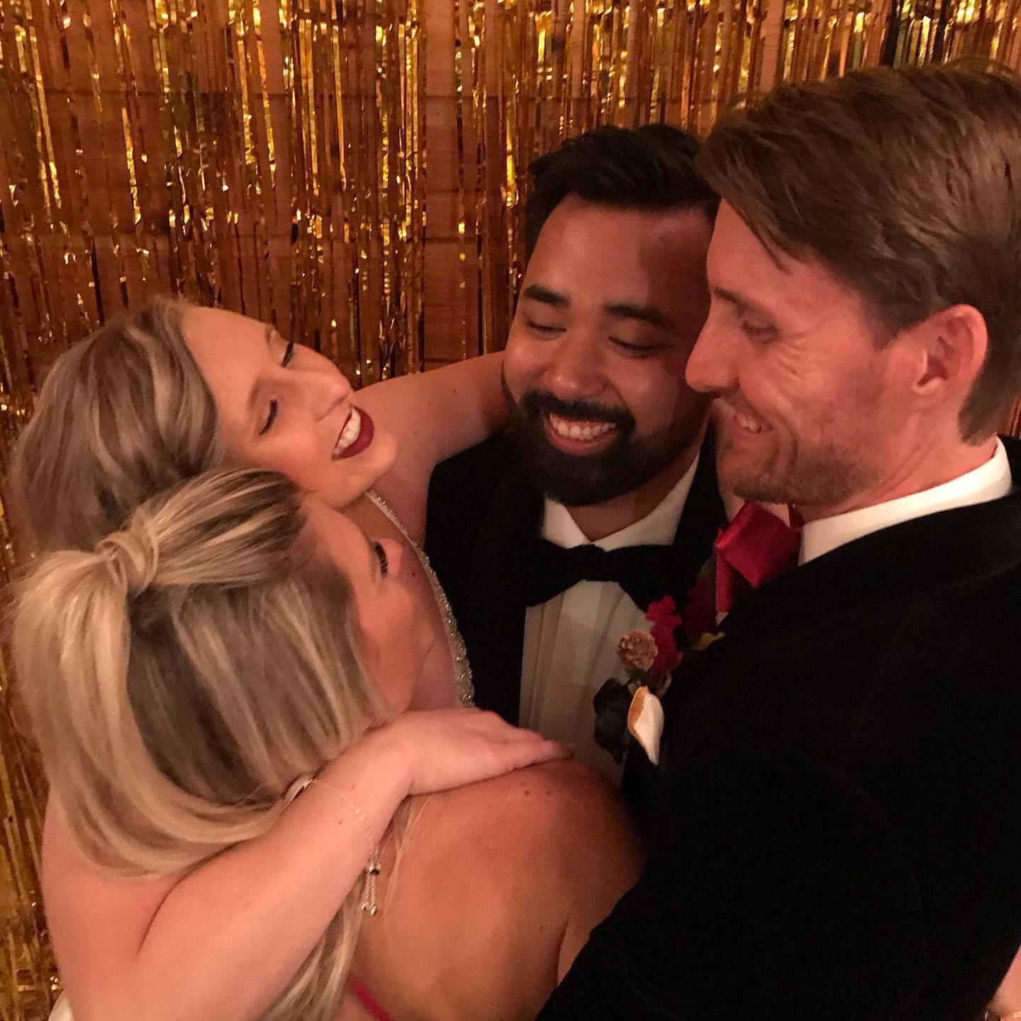 Then two of our very best friends got married in the most magical winter wonderland and we got to stand right beside them.