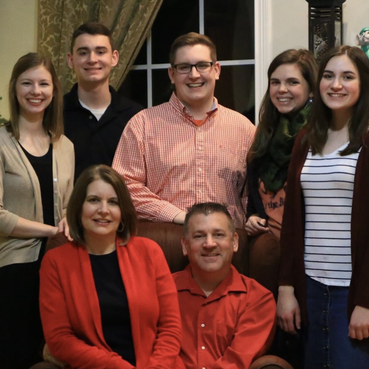 Christmas Photos with Riley's family.