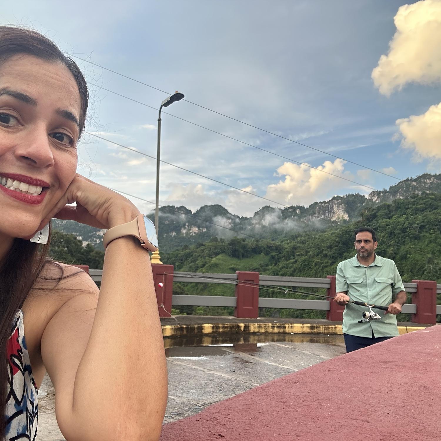 De pesca en Utuado.