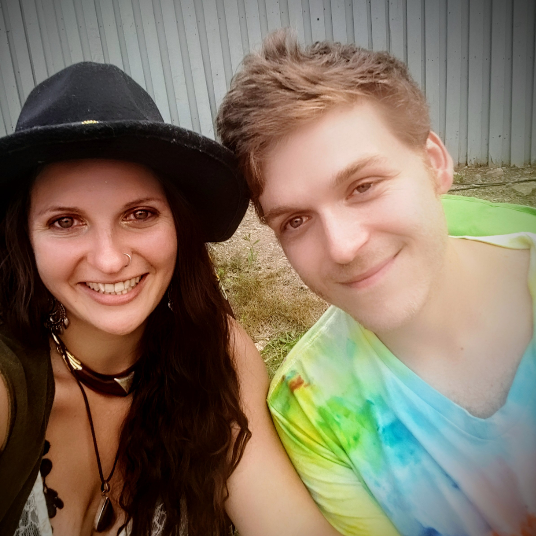 First Peach Festival together, groovin to Warren Haynes.
