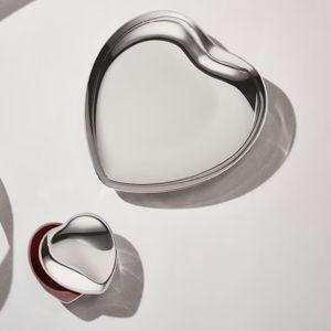 Heart Tray in stainless steel, Georg Jensen