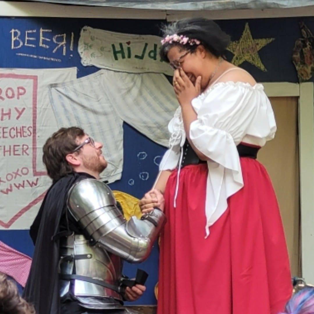 Our Fairy Tale Engagement - Great Lakes Medieval Faire