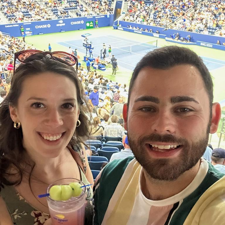 Our first time at the US Open