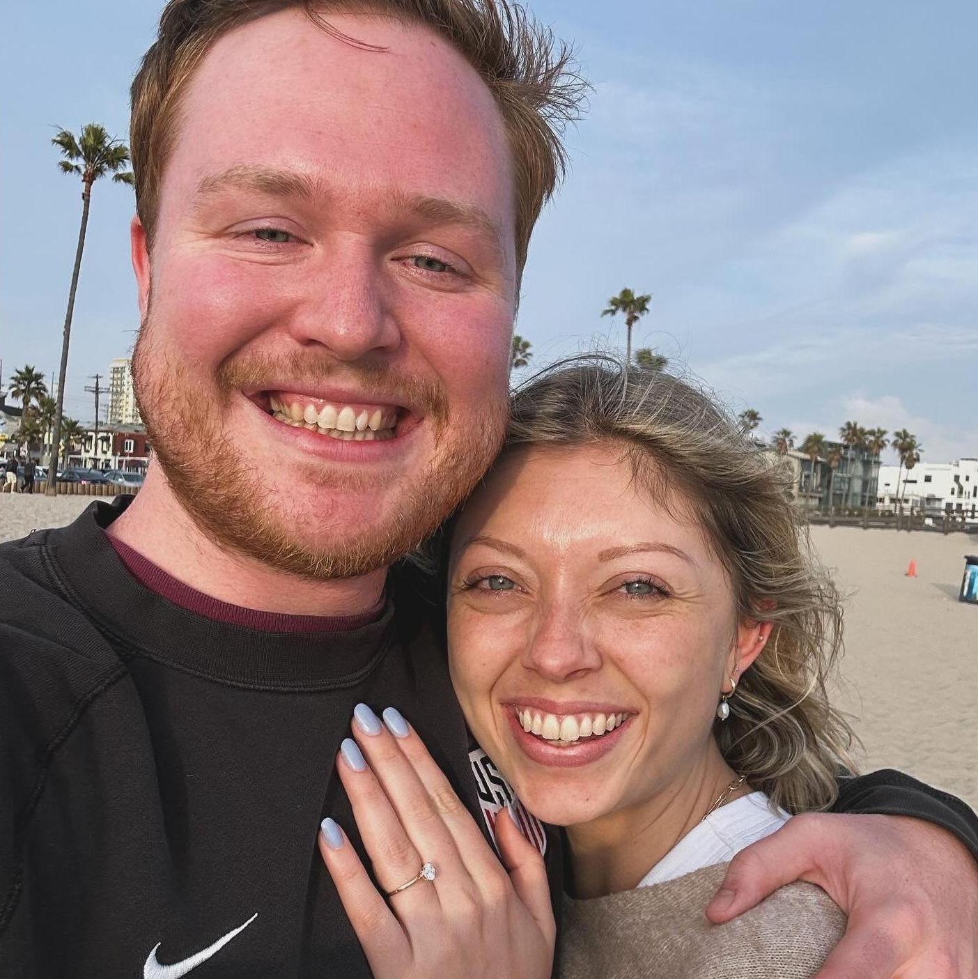 June 3, 2024. Engaged by our home in Venice Beach.