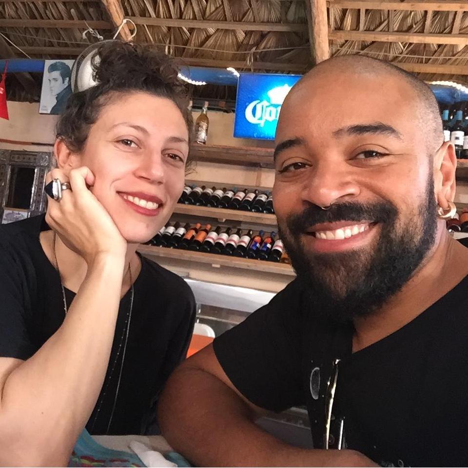 In Mexico. At Cantina.