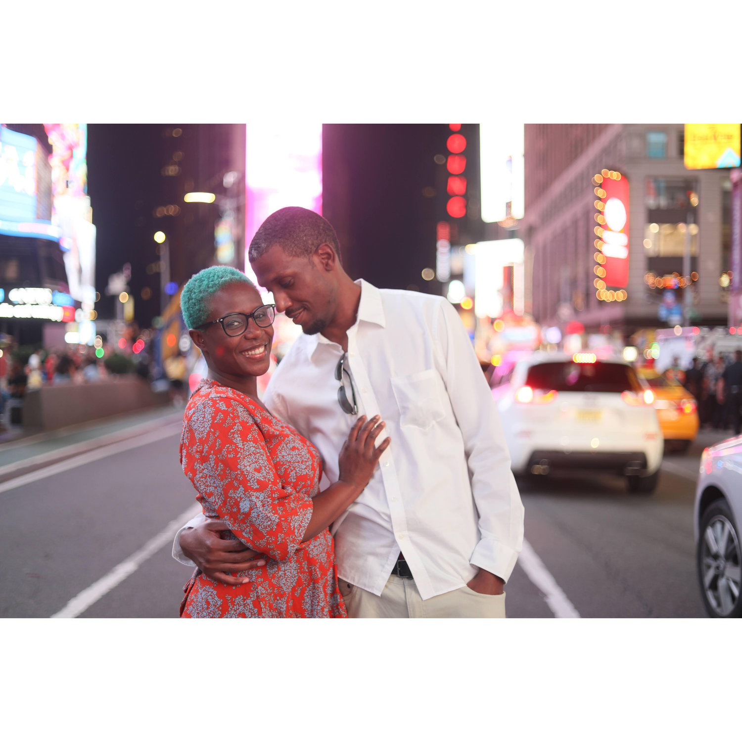 Random photoshoot in Time Square