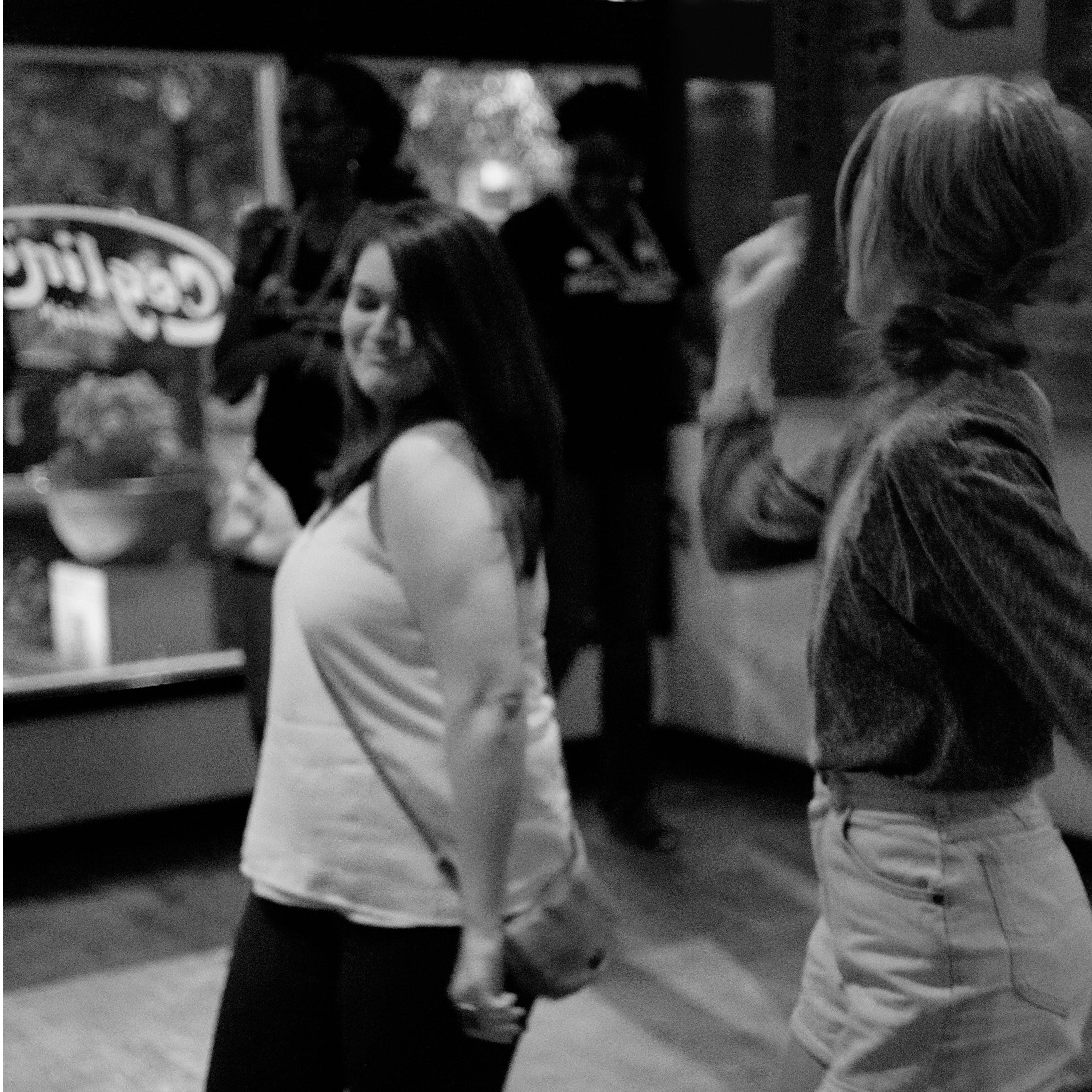 Bailey doing one of her favorite things - dancing - in downtown Raleigh for her 24th birthday