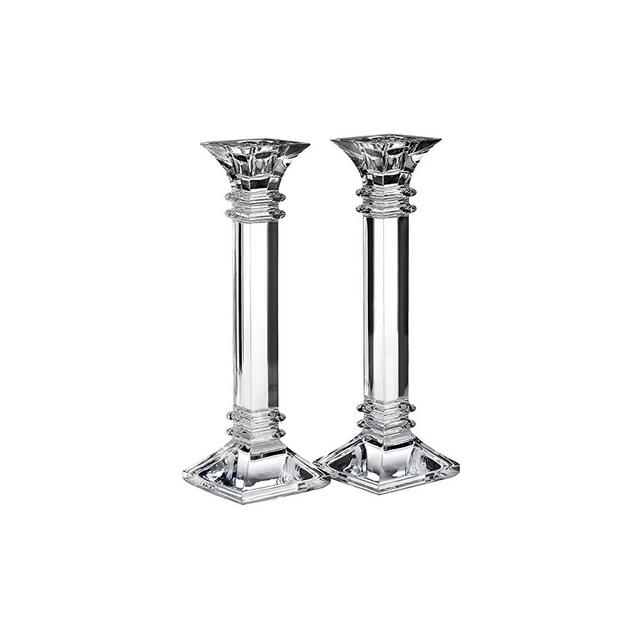 Marquis by Waterford Waterford Marquis Treviso 10" Candlestick Pair, clear