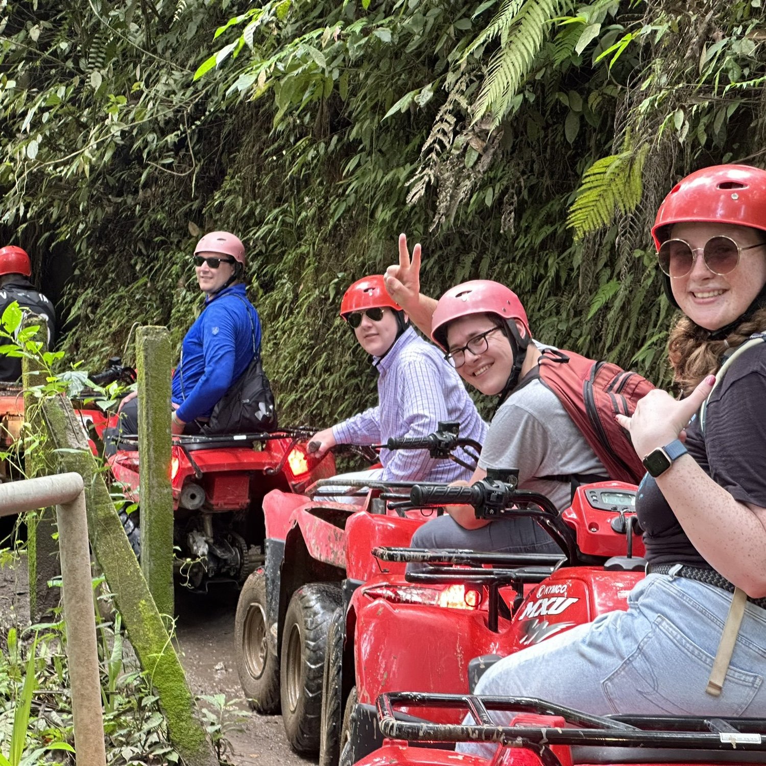 This was an ATV rainforest expedition in Bali, Indionesia - one of the best parts of our trip to Asia!