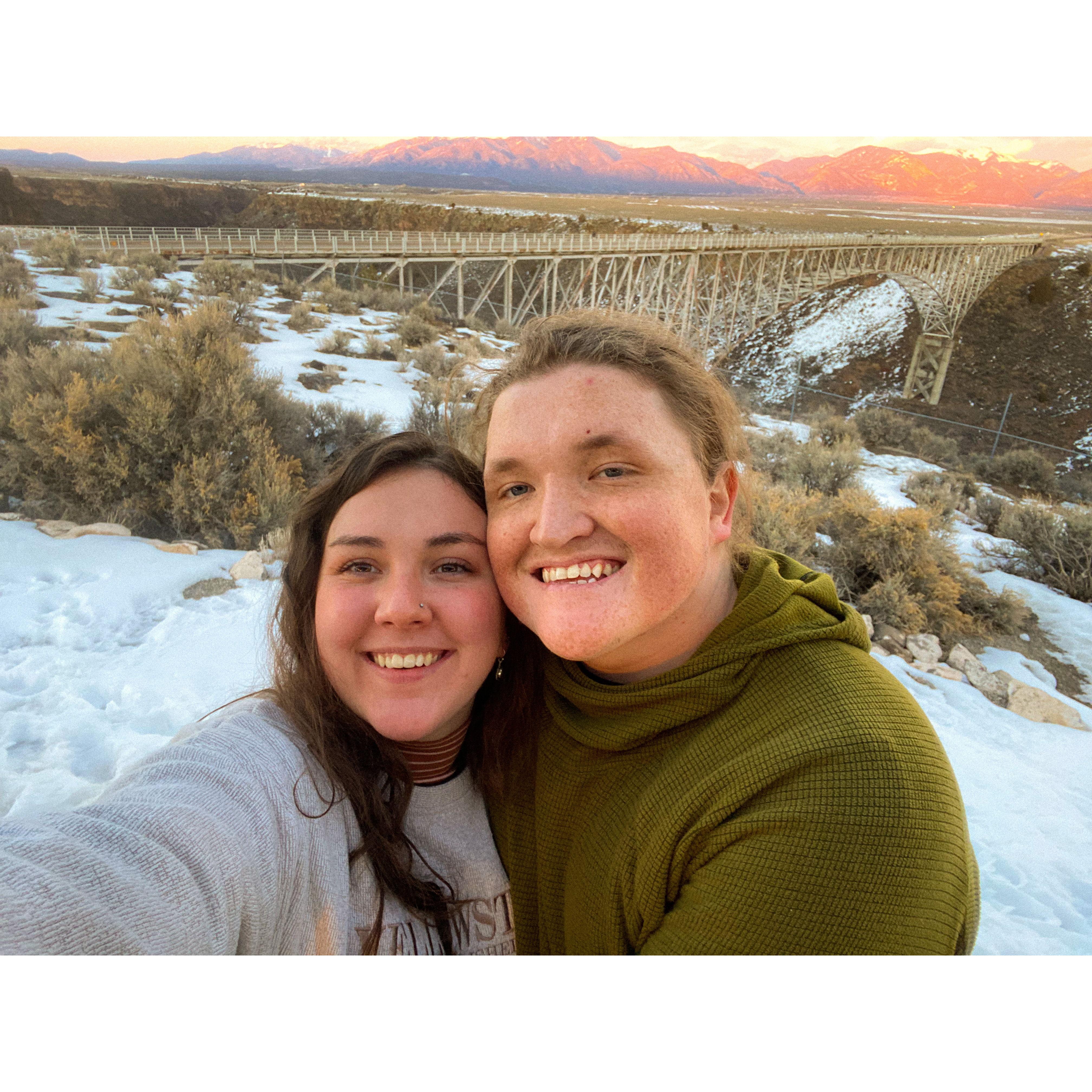 In Taos, New Mexico for Hannah's 24th birthday trip