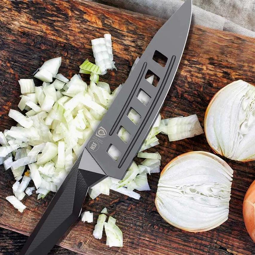 Vegetable Chef's Knife 7" | Shadow Black Series | NSF Certified | Dalstrong ©
