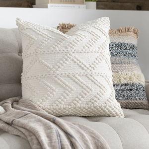 Livabliss Nadra Textured Chevron Bohemian Pillow Set of 2