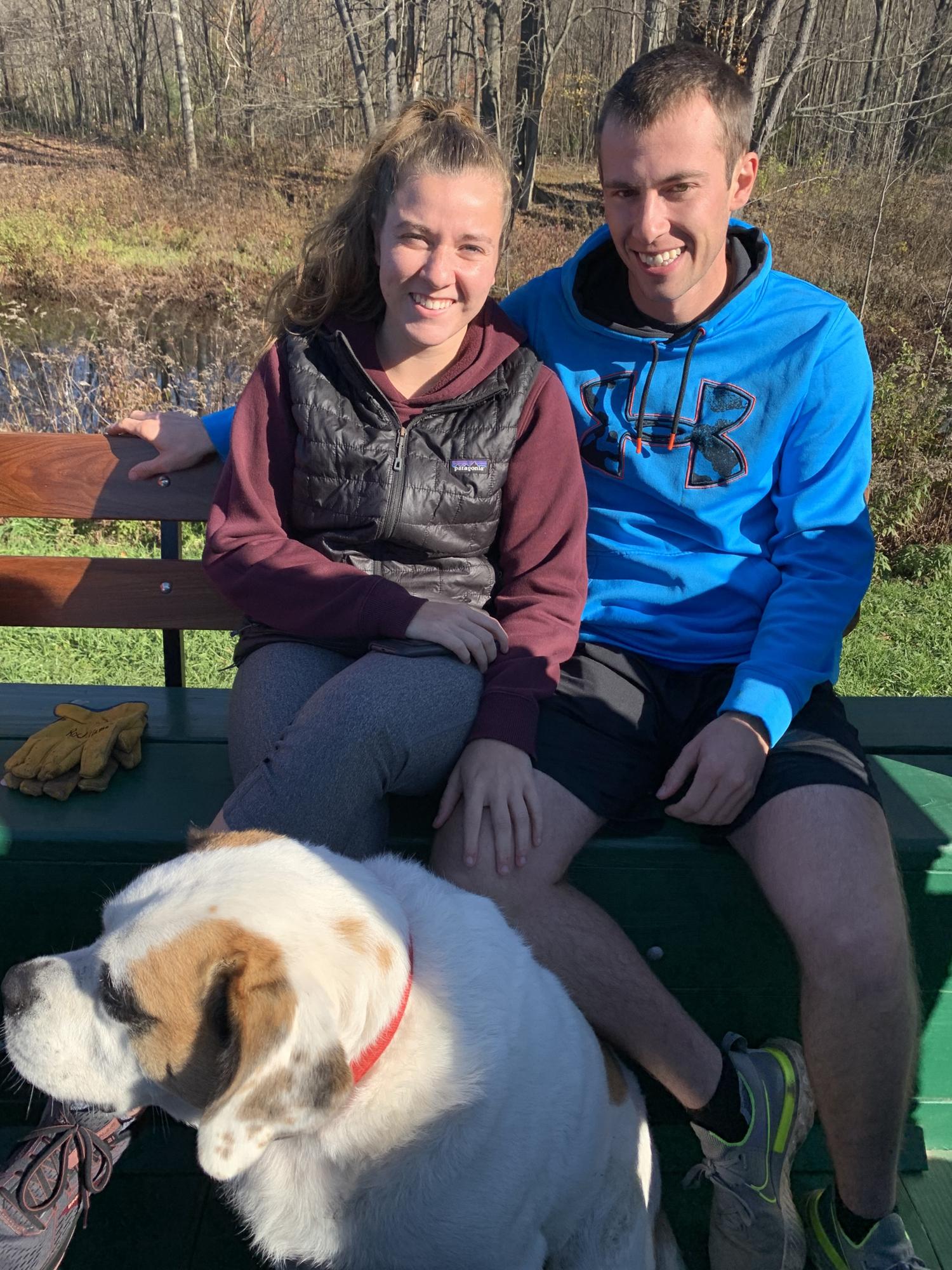 Wagon ride on our land