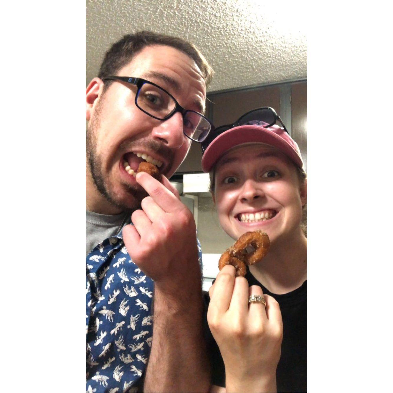 Mini Donuts to celebrate National Greasy Food Day!