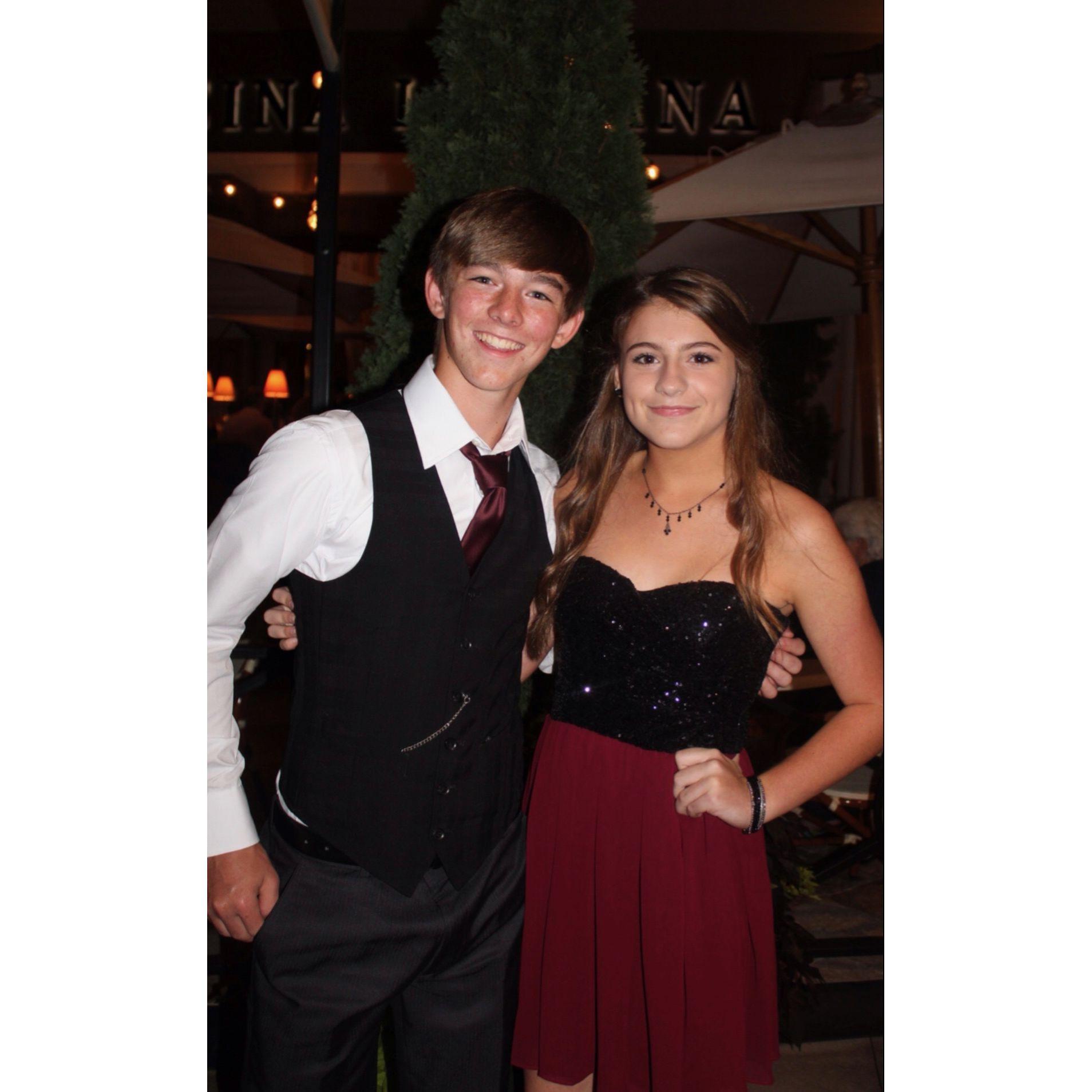 November 9, 2013: Sophomore year homecoming and the night Jackson asked Grace to be his girlfriend