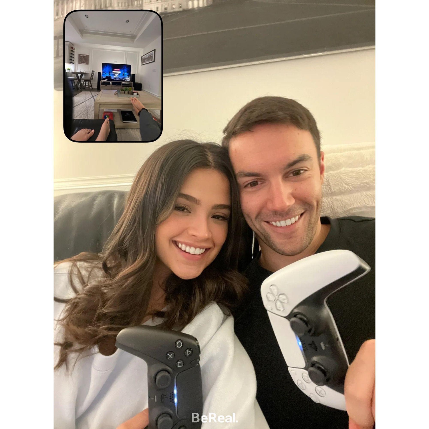 Sofia and Christopher's night in playing video games.