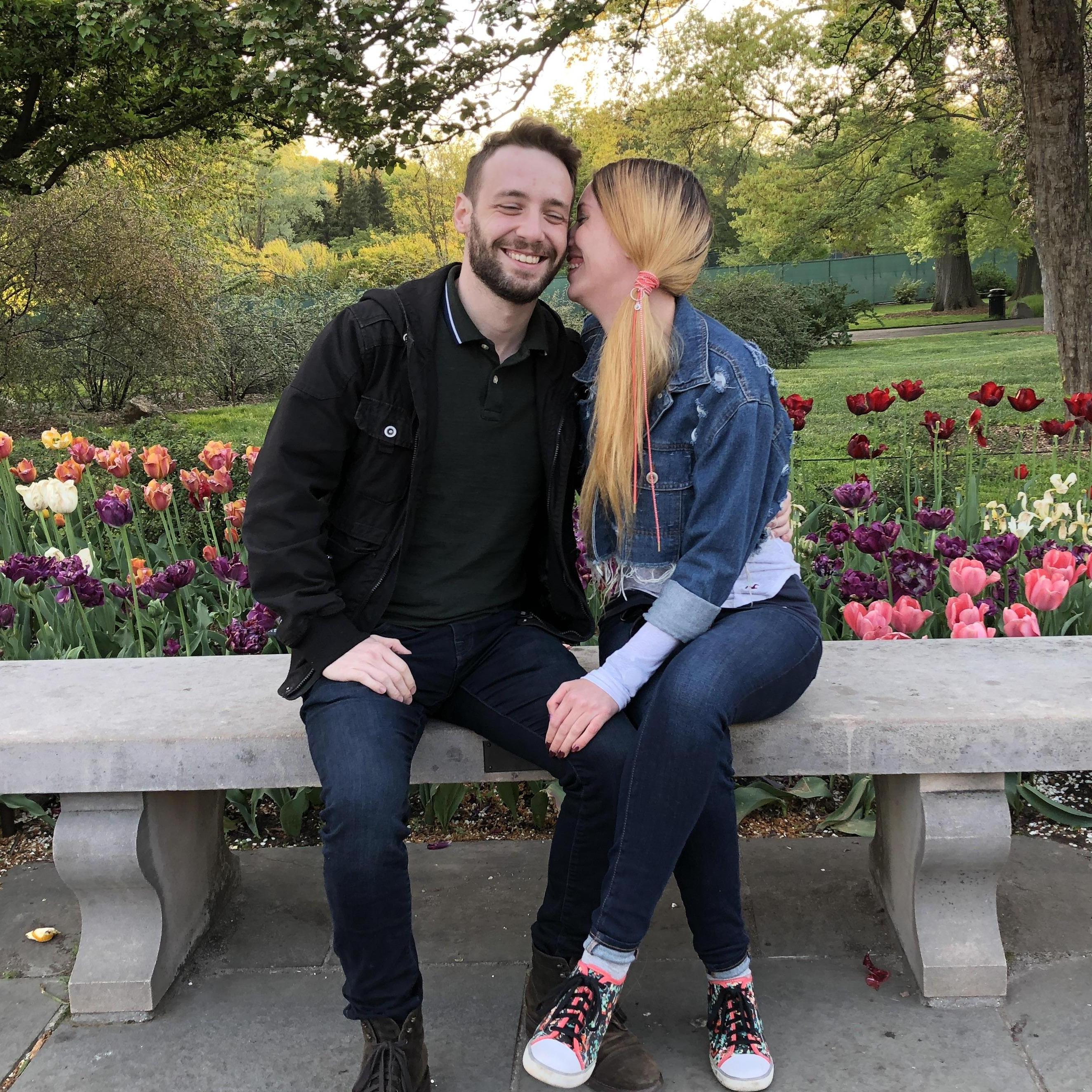 Brooklyn Botanic Gardens. Our special date spot