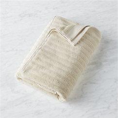 channel ivory cotton bath towels