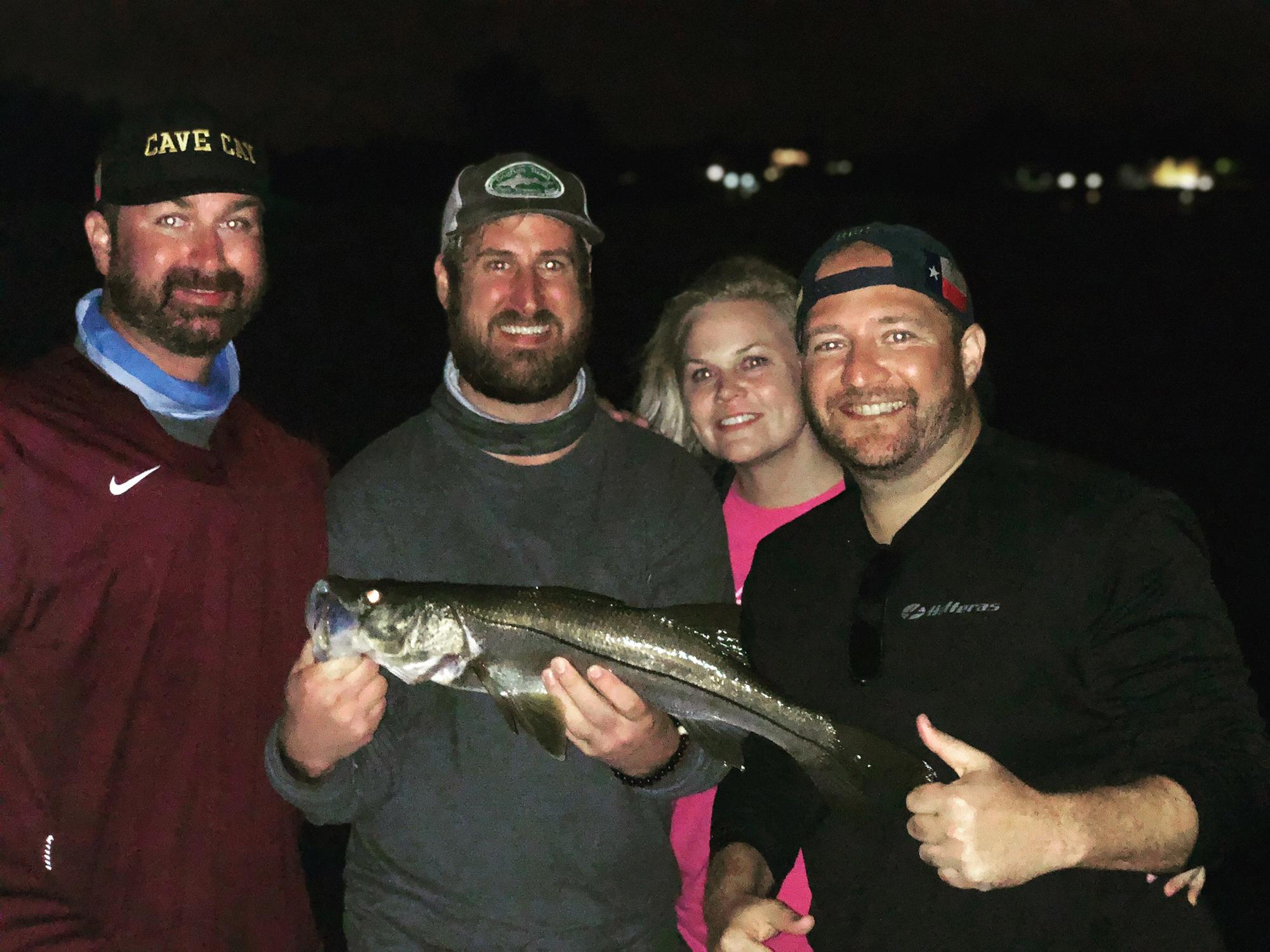 MM met CC brother, Stephen and sister in law, Nancy in Florida...we had an epic snook fishing trip!