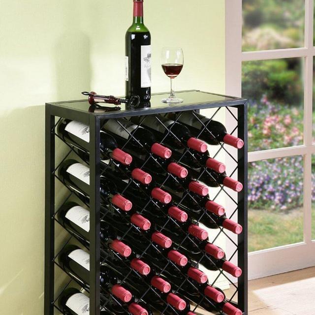 Fulford 32 Bottle Floor Wine Bottle Rack