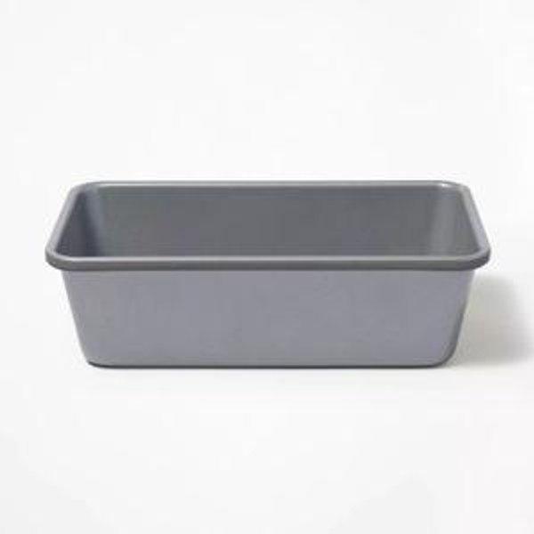 5"x9" Nonstick Aluminized Steel Loaf Pan - Gray