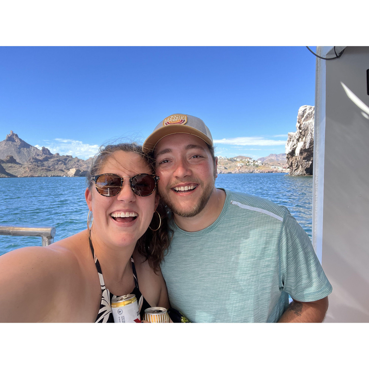 On a boat in San Carlos, Mexico. November 2023