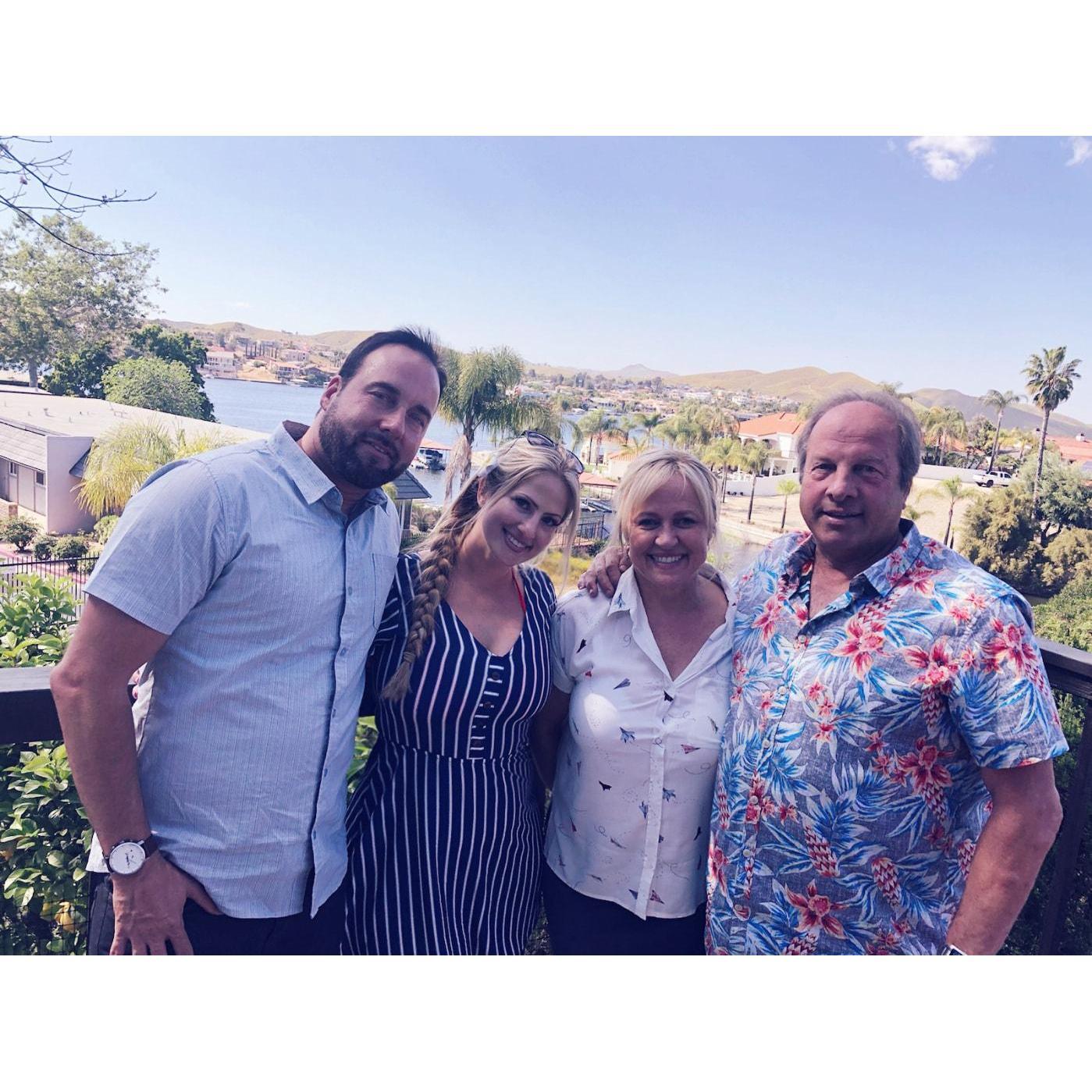 Spring 2019, First time meeting Dad and Dee