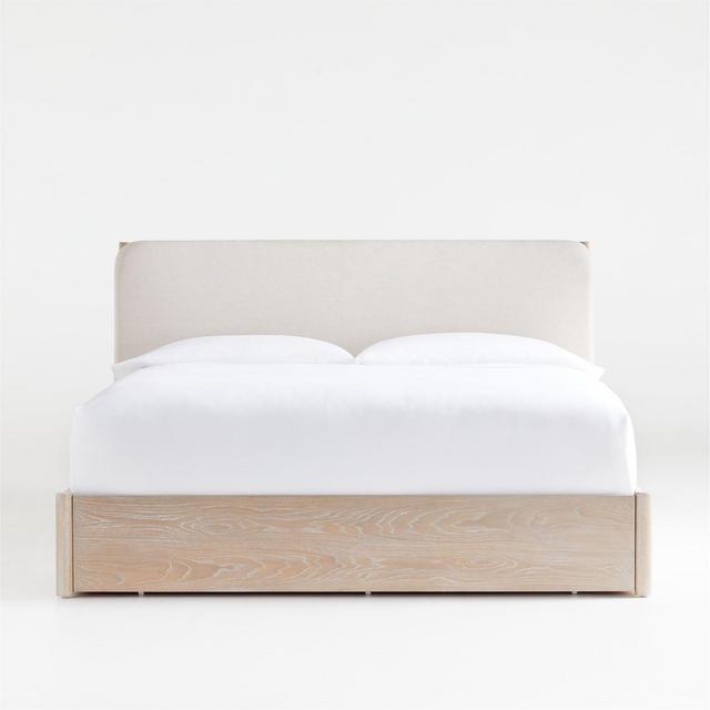 Casa King White Storage Bed with Power