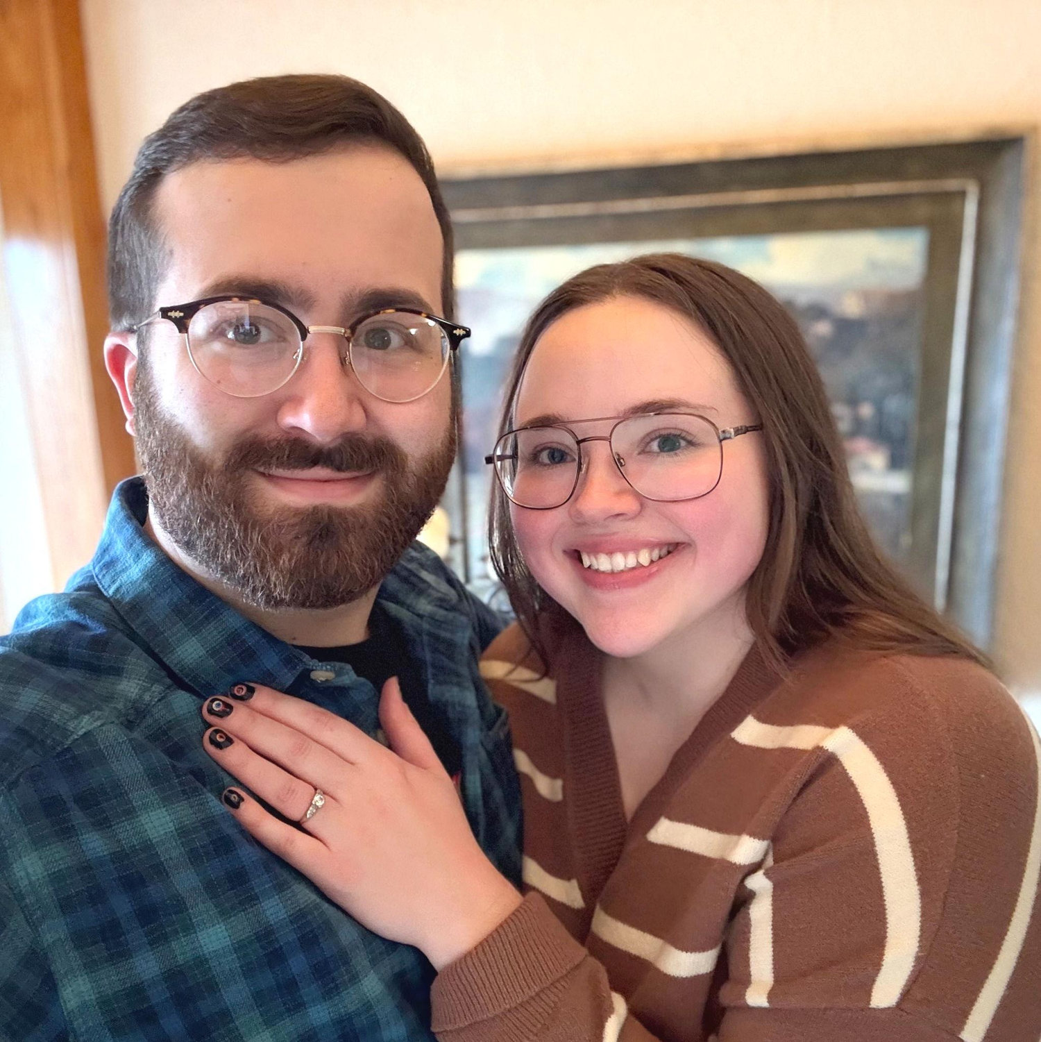 Freshly engaged inside Punderson Manor. Newbury, October 2025.