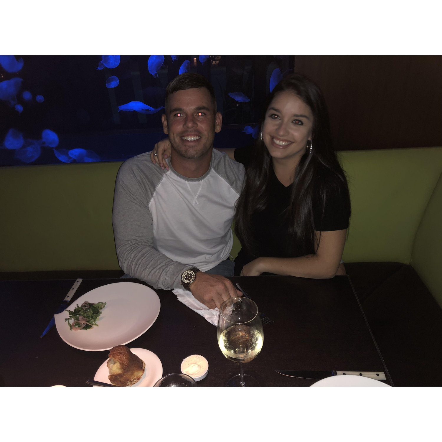 Our first date at Steak954
