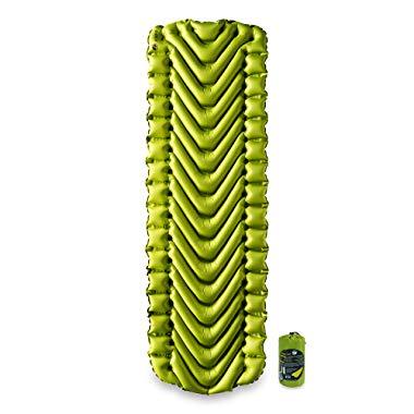 KLYMIT Static V2 Sleeping Pad, Ultralight, (12% Lighter), Great for Camping, Hiking, Travel and Backpacking