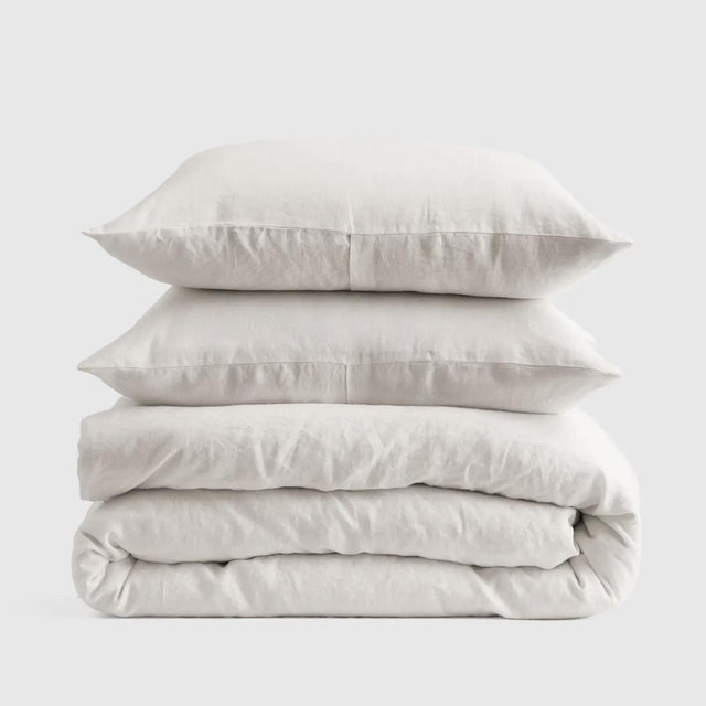 European Linen Duvet Cover Set - King/Cal King