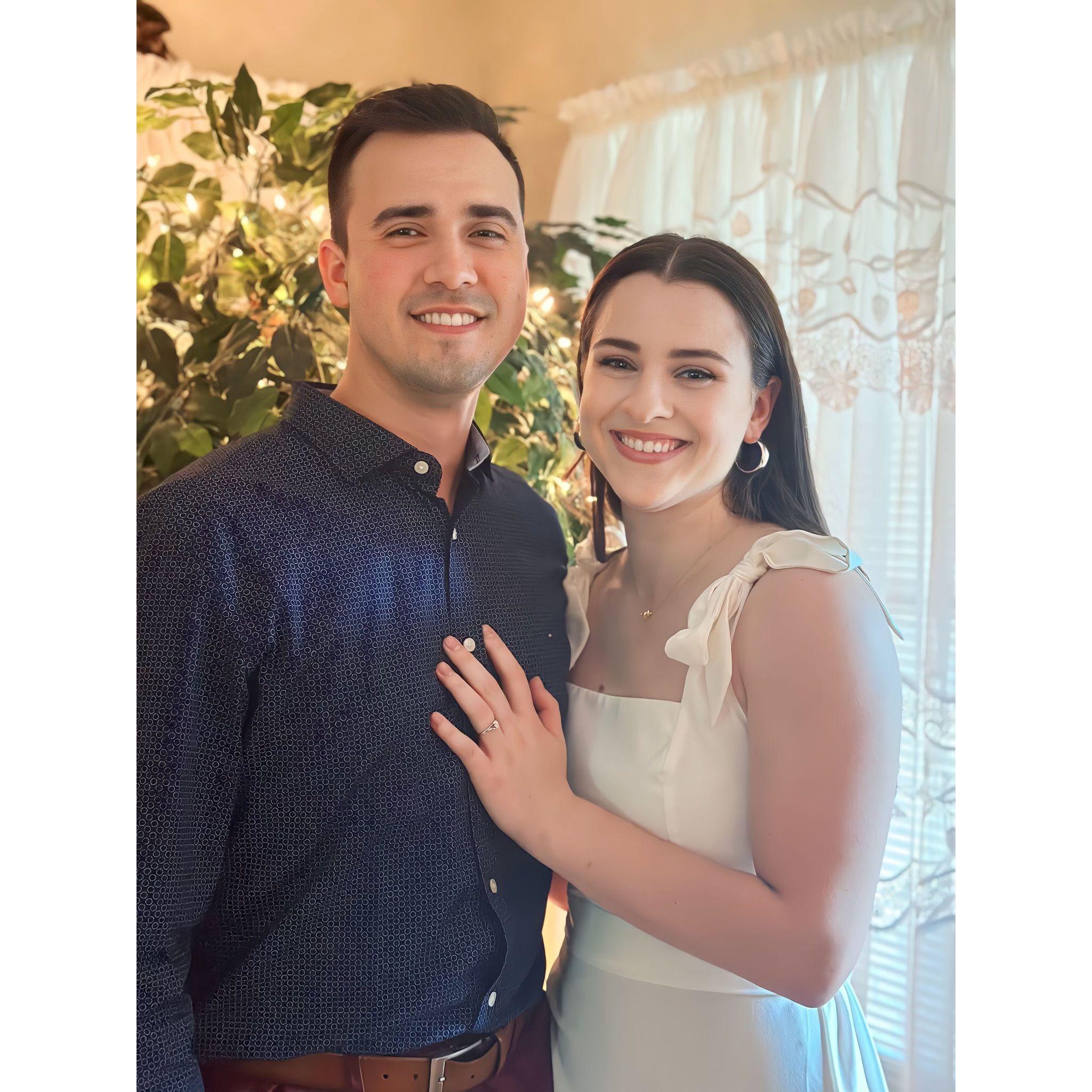 This was taken right after we said "I do."