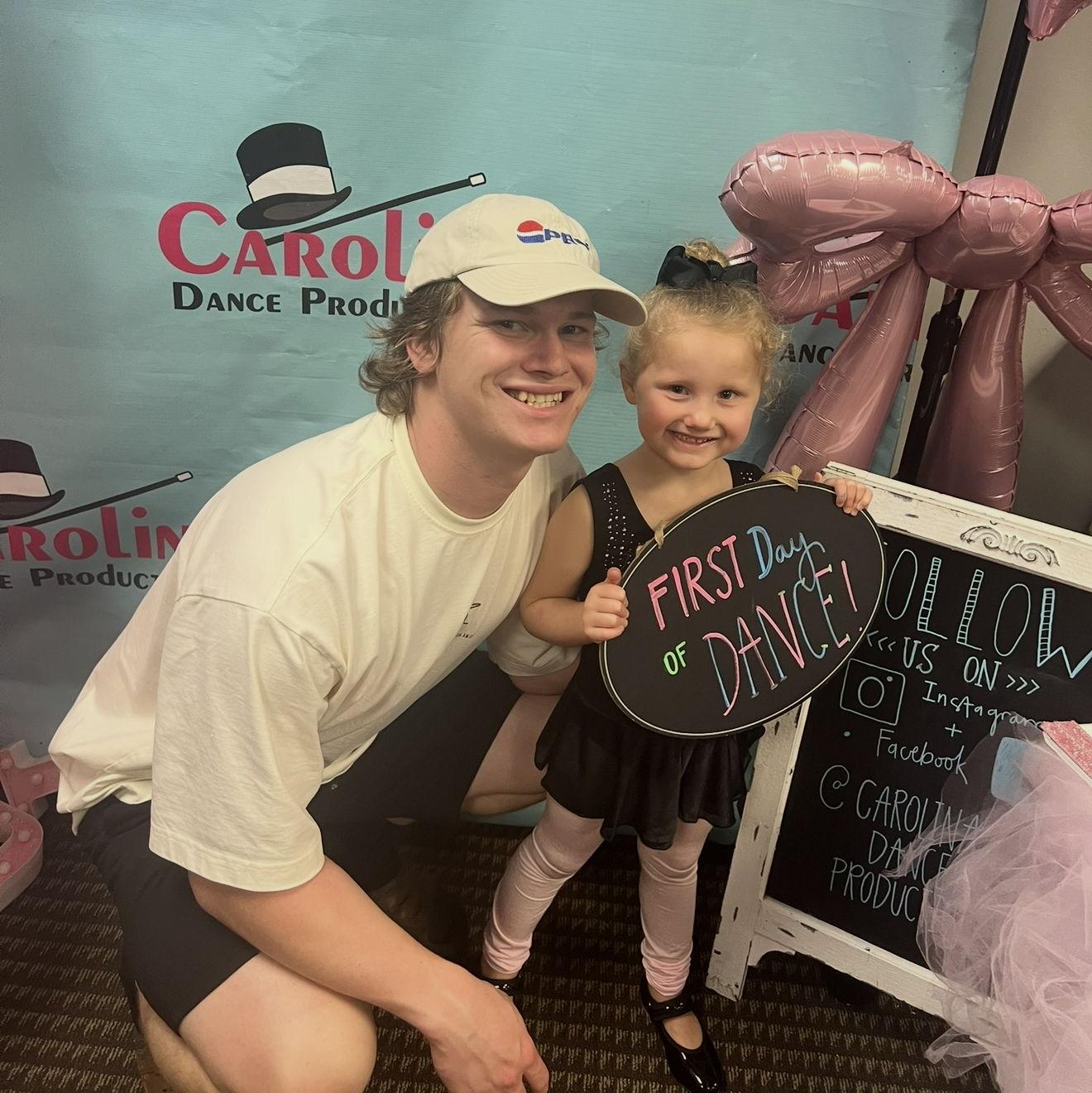 Brynlee Kate's first day at dance