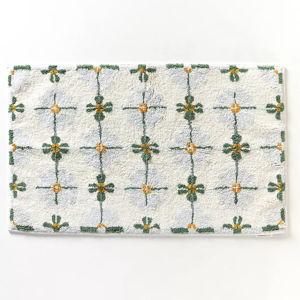 Daisy Tile Tufted Cotton Bath Mat