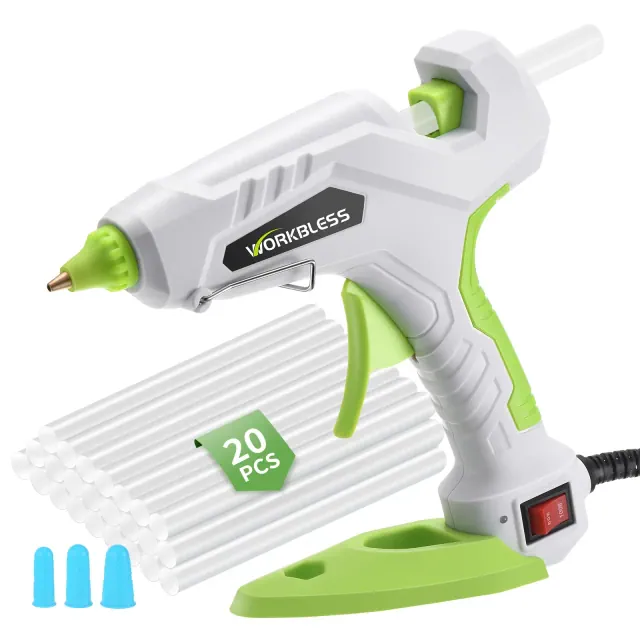Unique Bargains Art and Crafts Tool 60W/100W Dual Temperature Smart Power-off Hot Glue Gun