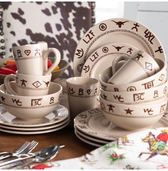 Branded 16-Piece Dinnerware Set