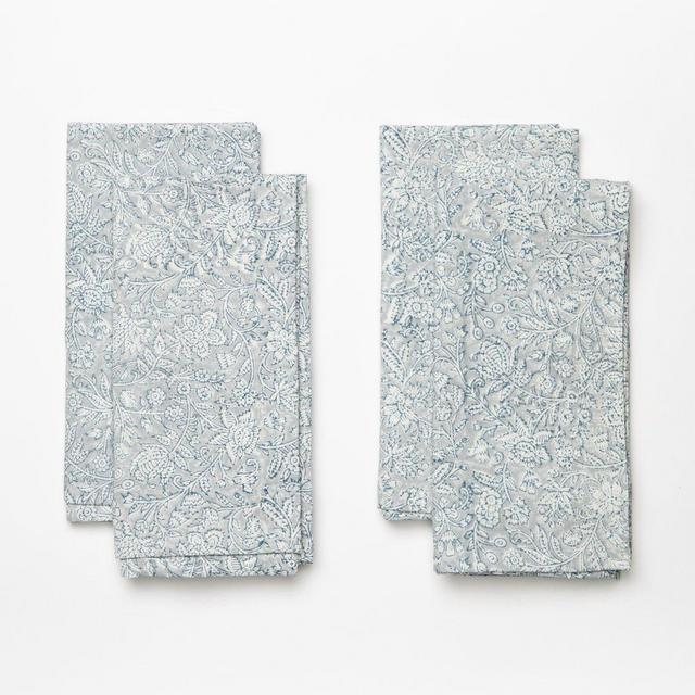Block Print Napkins - Set of 4