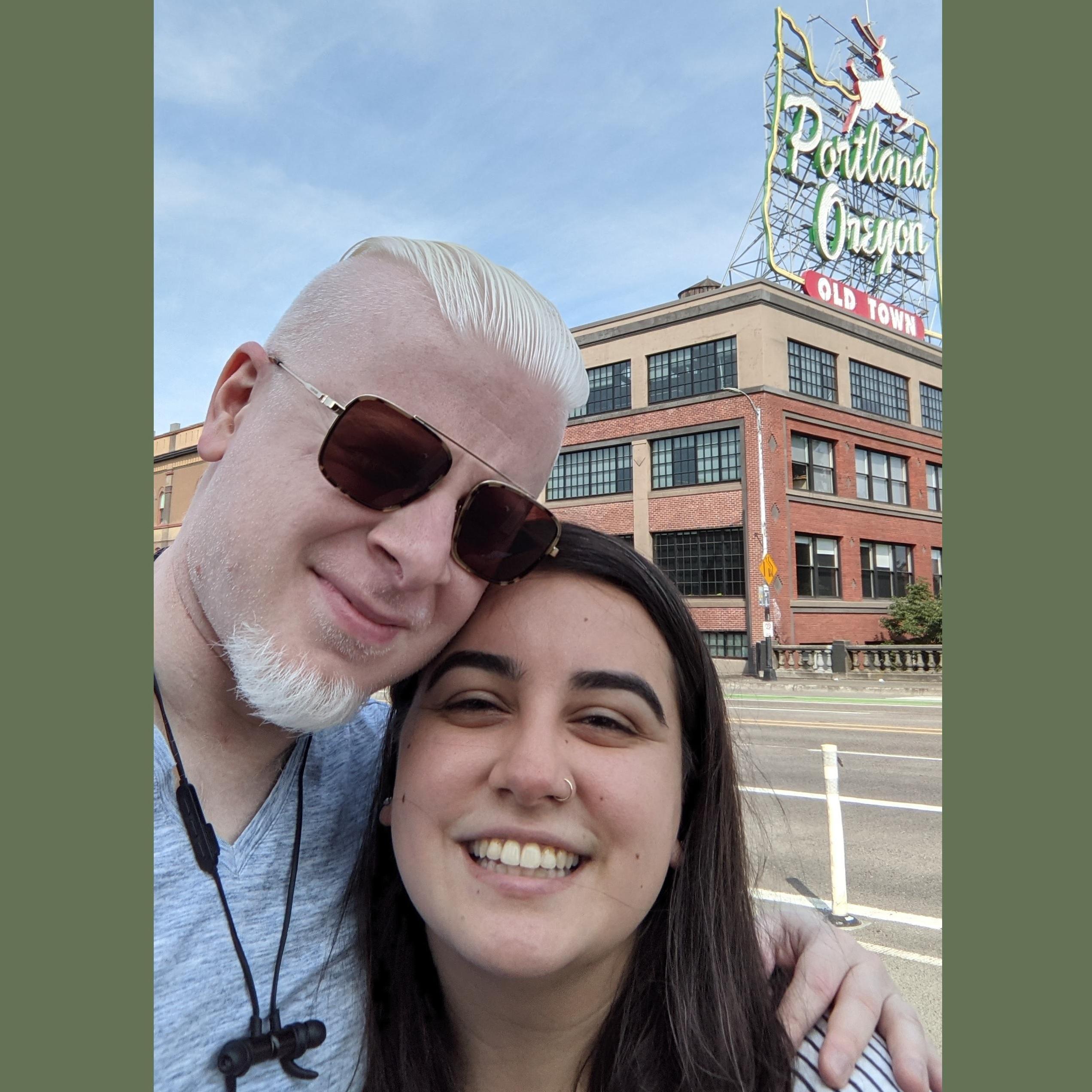 Our first road trip together - Portland, Oregon.
