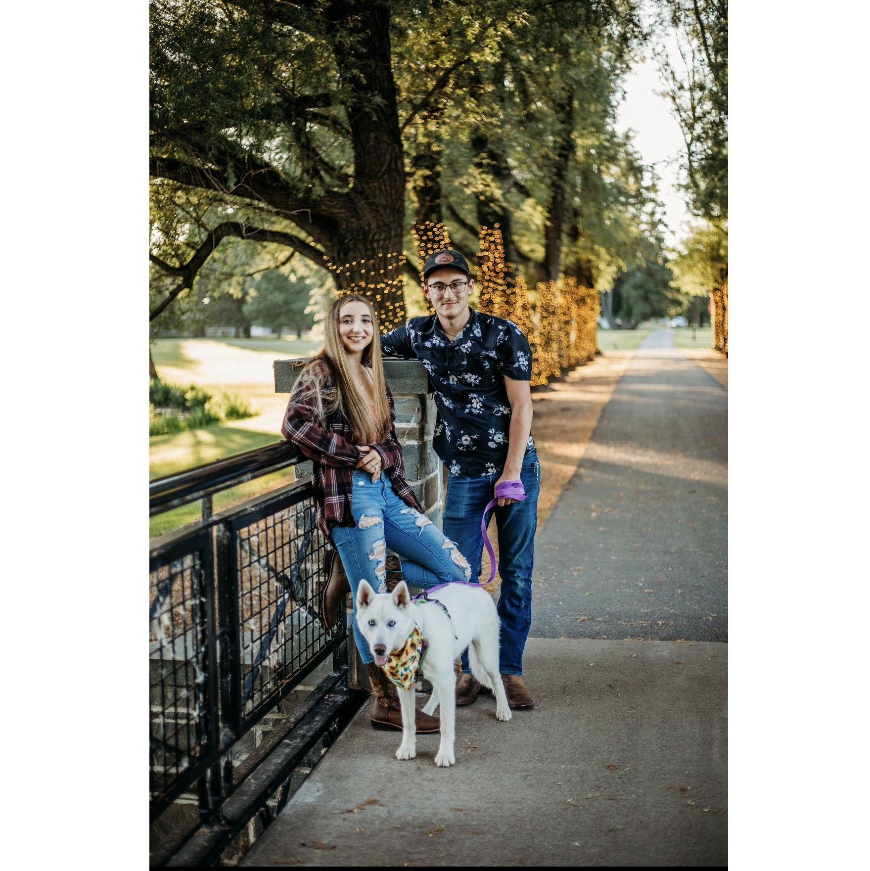 Our first professional photos together!