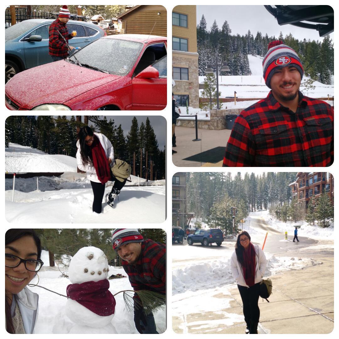 Glad to have been the one to road trip up to Tahoe with this guy to take him to the snow for the first time! We had so much fun, so many memories, and a lot of fun that week. Pit stop before Oregon.