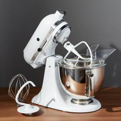 KitchenAid Stand Mixer Matte Grey Studded 5-Quart Ceramic Mixing Bowl +  Reviews