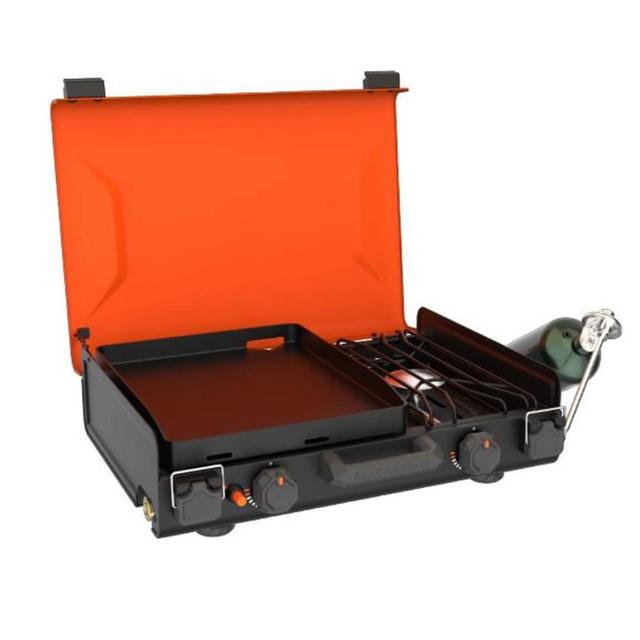 Blackstone 12" x 14" Camping Griddle with Side Burner - Perfect for Outdoor Cooking and Camping