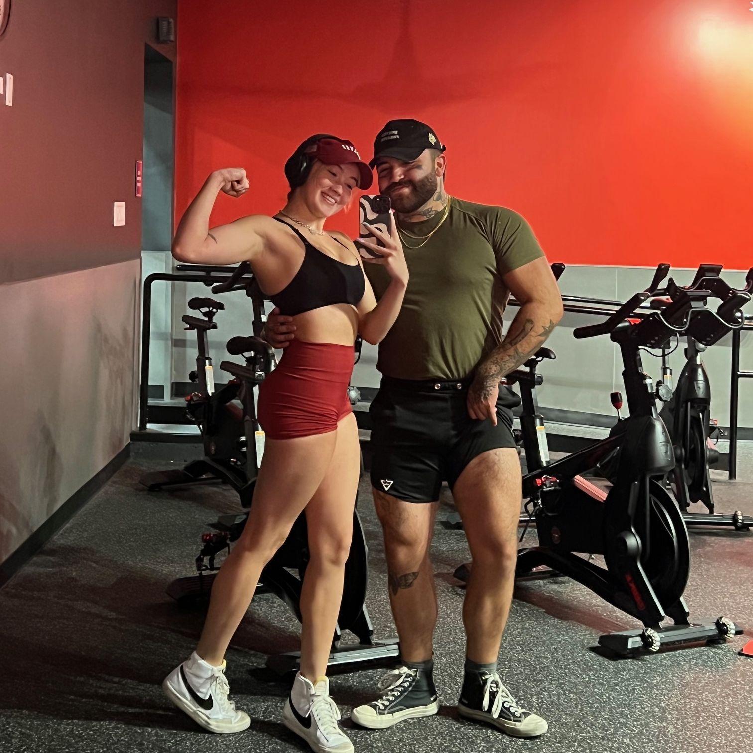 One of many gym dates
