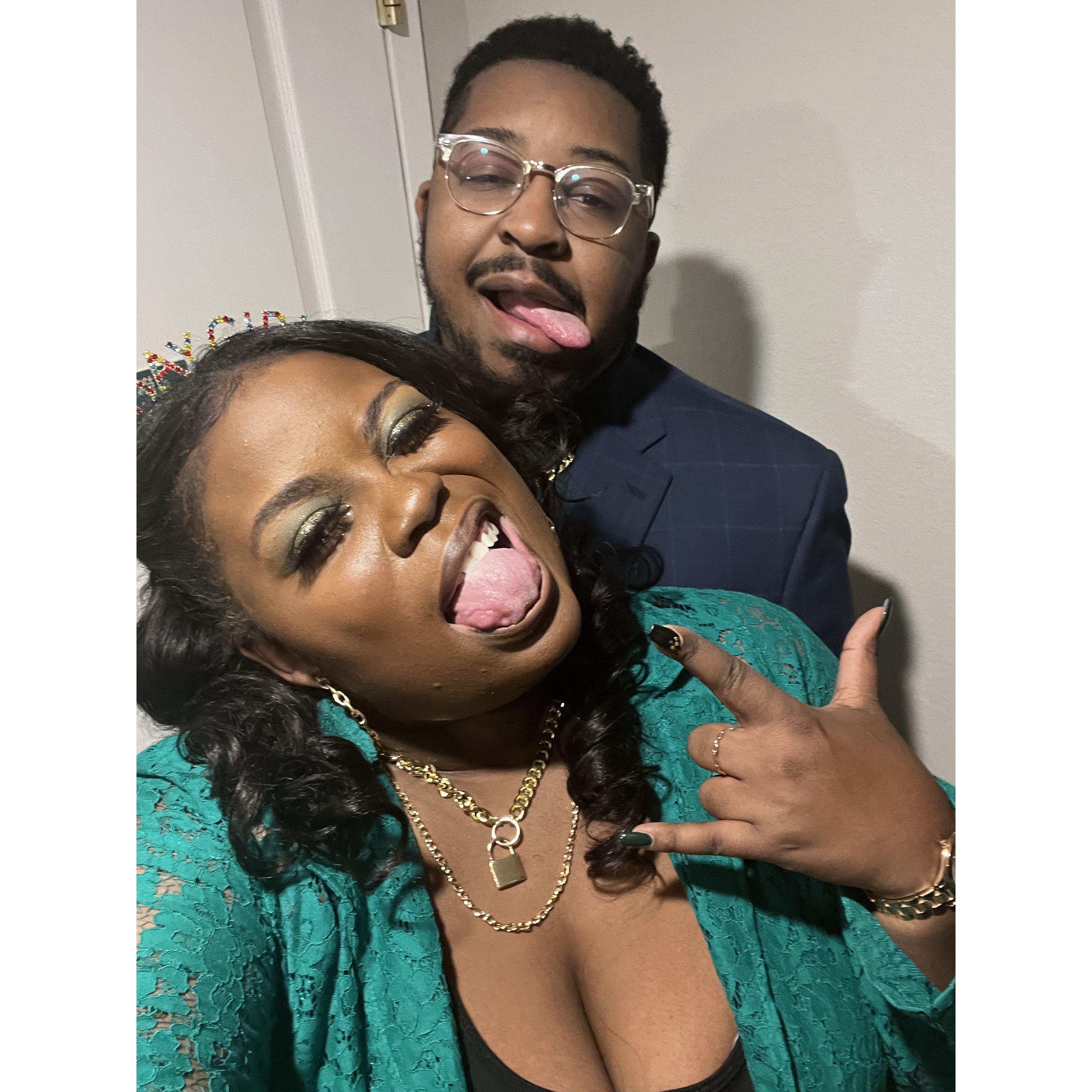 Celebrating Jessica's birthday