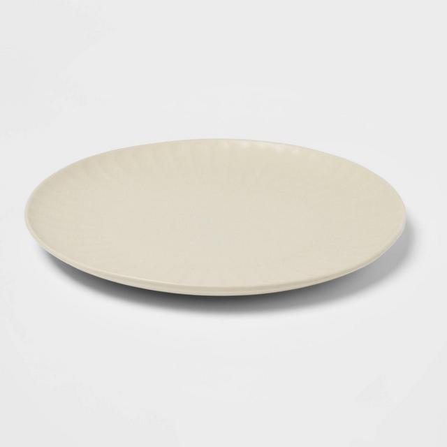 14" Stoneware Ardencroft Round Serving Platter White - Threshold™
